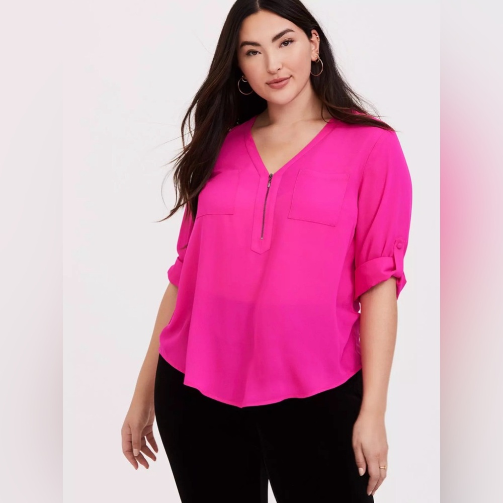 Torrid Georgette Blouse Sz 2